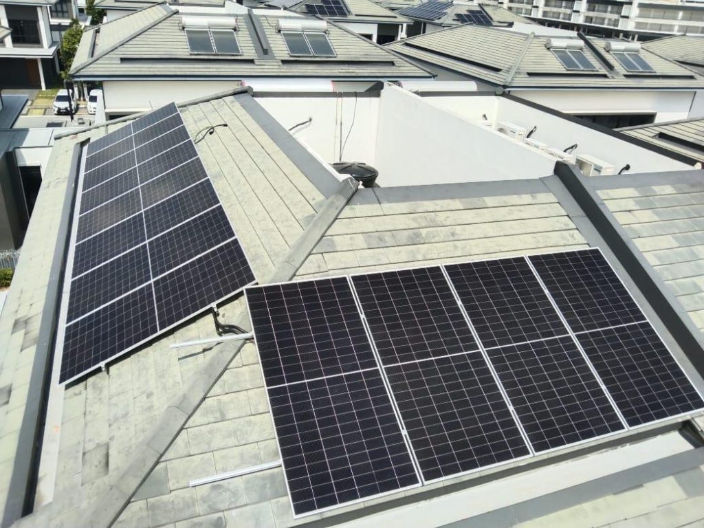 Solar Panels On House Roof