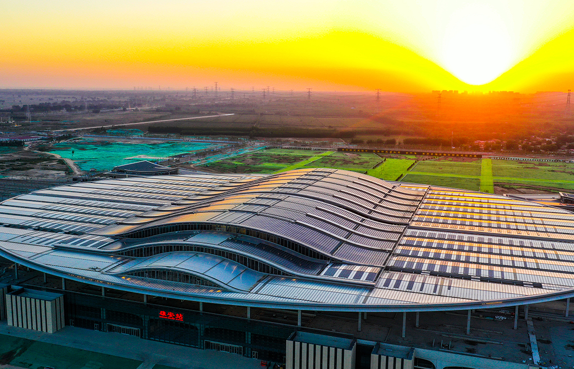 BIPV Curtain Wall at Xiong'an High-Speed Rail Station