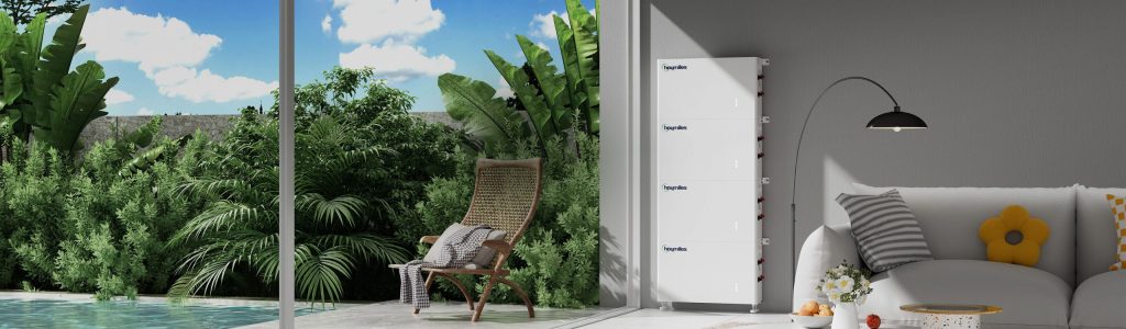 Solar Battery In A LIving Room