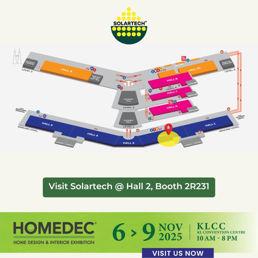 Solartech HomeDec KLCC 2025 Booth 2R31