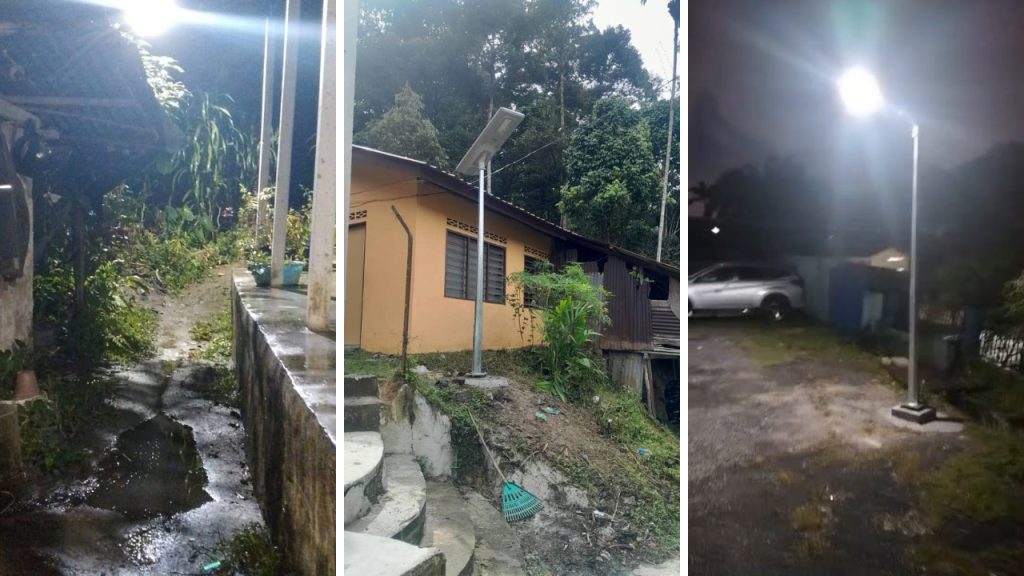 Solar Street Lights For A Rural Community